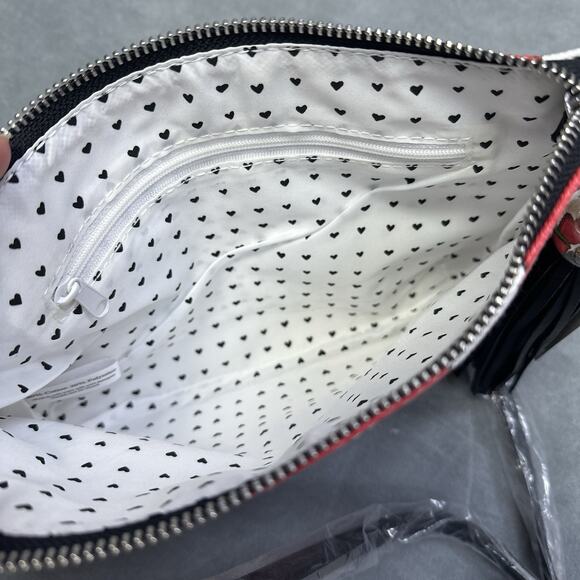 Brighton Love Dove Pouch Red Christmas Crossbody Purse Bag NWT NEW With Tags - Picture 7 of 8